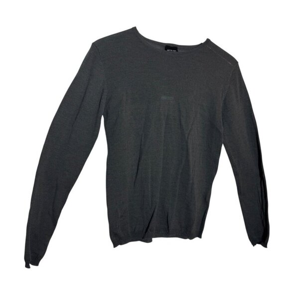 Bitte Kai Rand Merino Wool Sweater Women’s Size Small Dark Gray Lightweight Knit - Picture 11 of 11